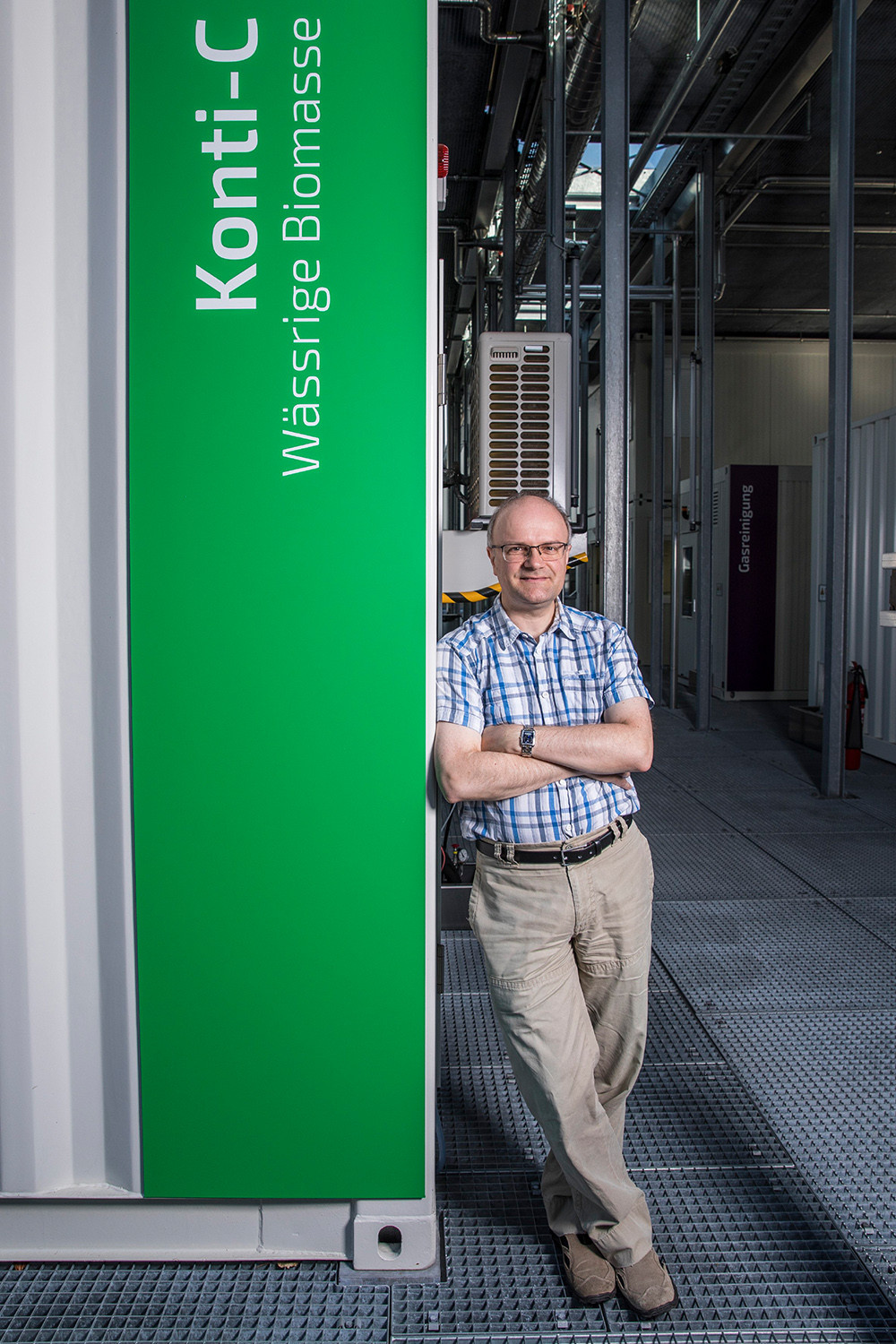 Frédéric Vogel, Leiter der Gruppe Katalytische Verfahrenstechnik am PSI und Professor für erneuerbare Energien an der Fachhochschule Nordwestschweiz, an der ESI-Plattform, mit der Energiesysteme erforscht werden. 