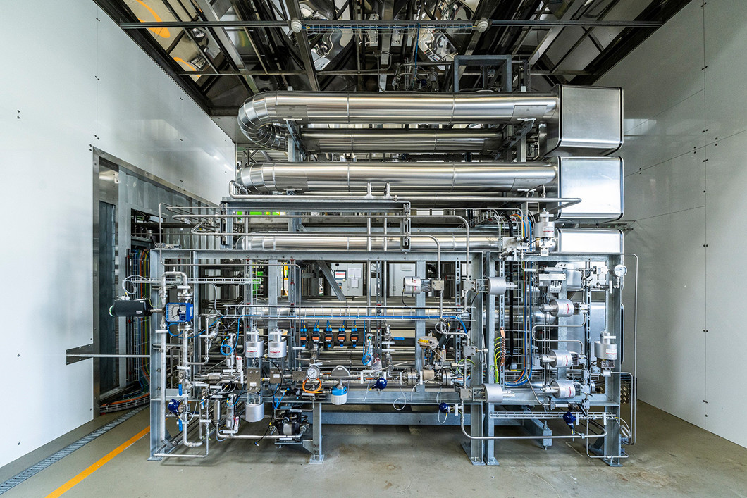 L’installation HydroPilot qui devrait améliorer l’efficacité de la production de biogaz. 