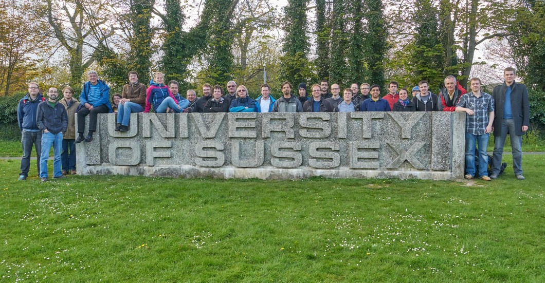 Picture taken at our collaboration meeting at University of Sussex, 29. April 2016