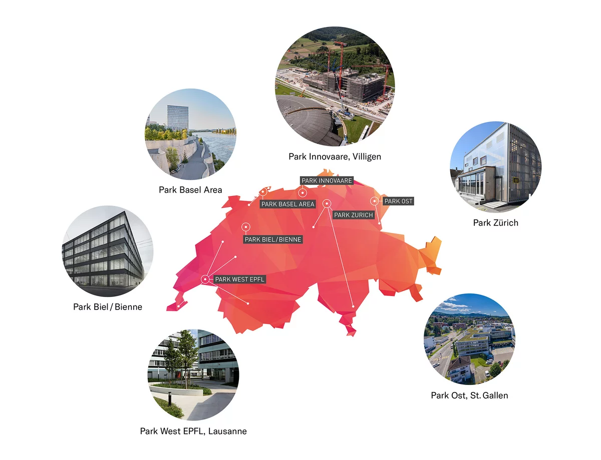 Le réseau de Switzerland Innovation couvre tout le pays