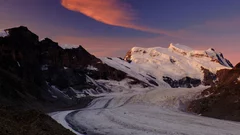 Corbassière-Gletscher am Grand Combin im Kanton Wallis 