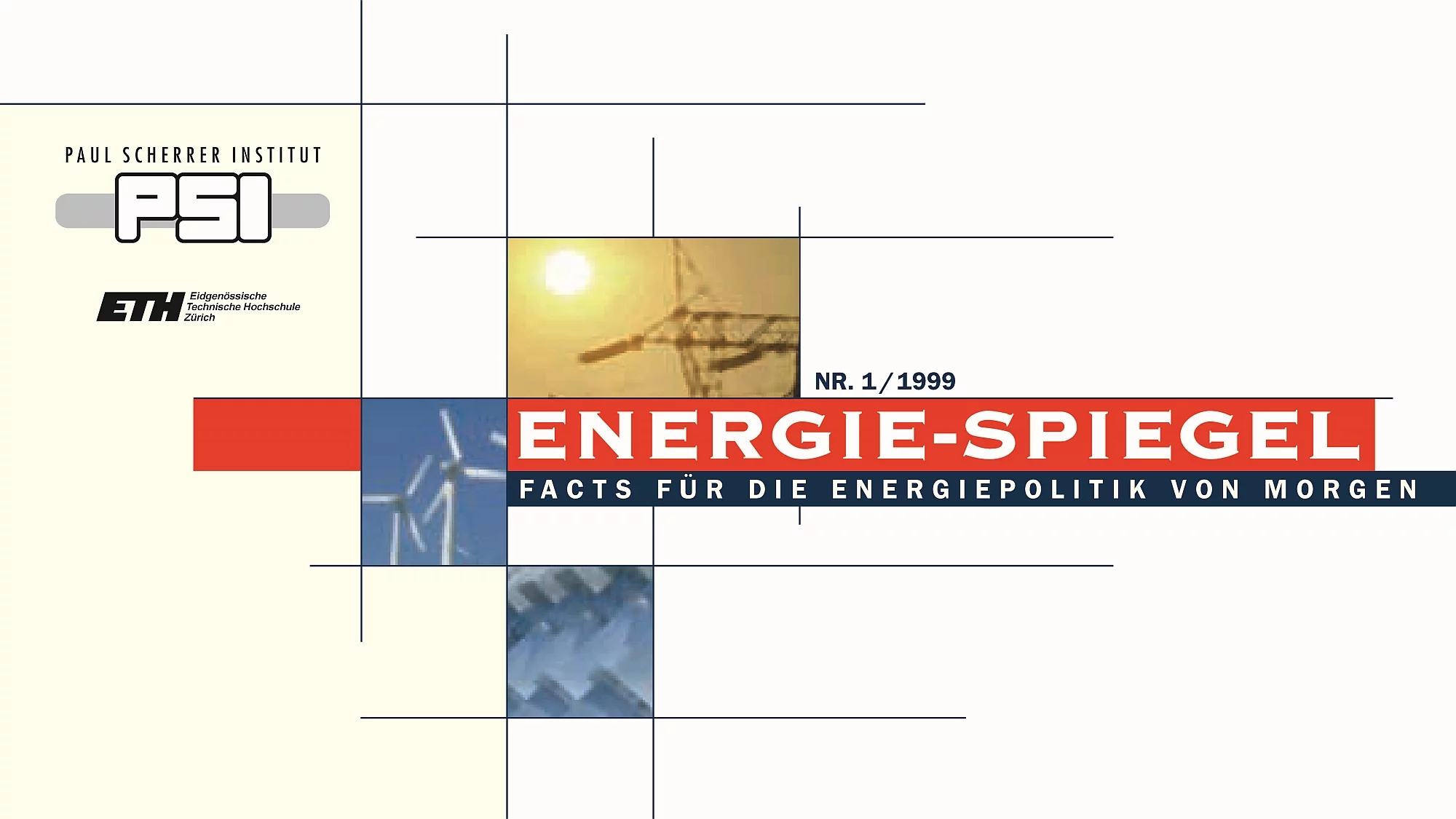 Die erste Ausgabe des Energie-Spiegels von 1999.