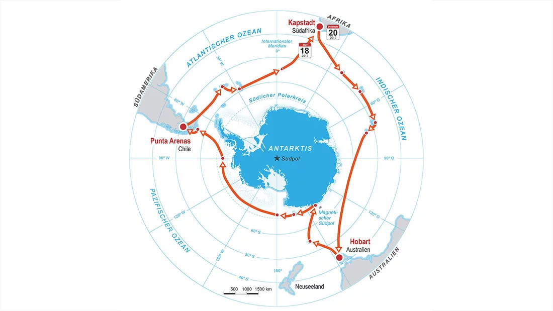2016: une expédition pour faire le tour de l’Antarctique