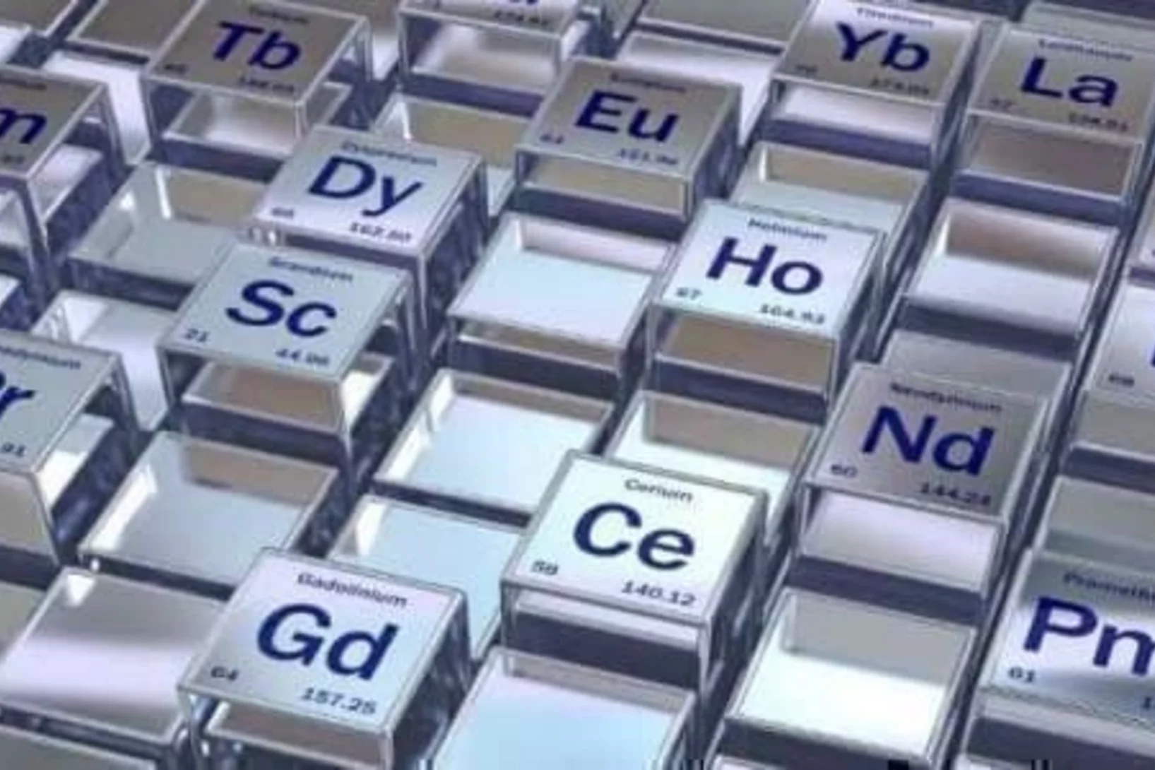 The 17 elements of rare earths