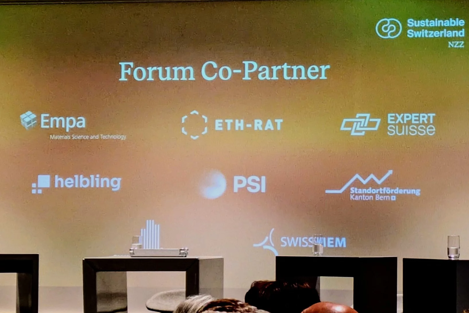 Das PSI ist Partner des heutigen Sustainable Switzerland Forum in Bern.