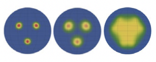 Fractional antiferromagnetic skyrmion lattice 